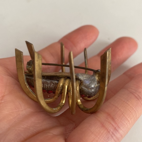 RARE 1930s Art Deco Bakelite Spider Brooch Riverdale - Picture 5 of 6